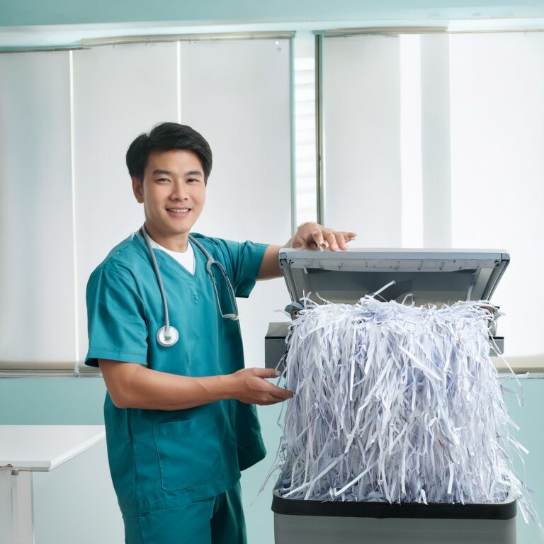 shredding in healthcare include the doctor or a medical