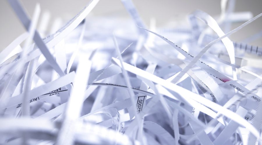 shredded paper